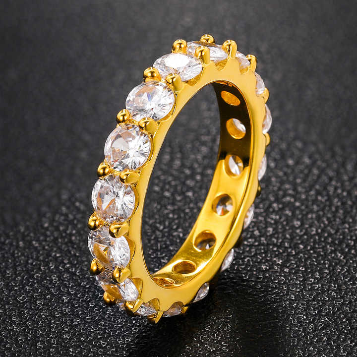 Sterling Silver Rings - VVS Moissanite Diamond SS011