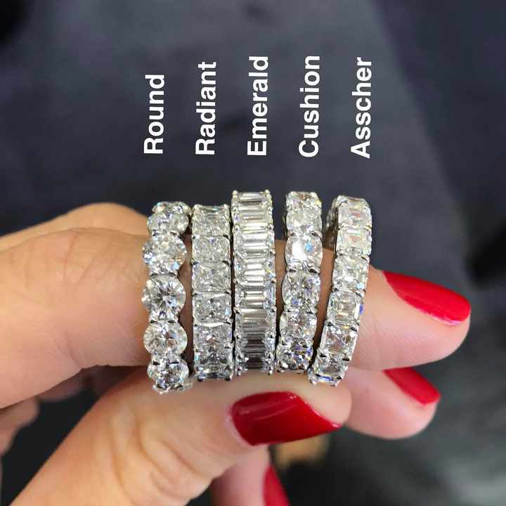 SS061-Serenity VVS Moissanite Diamond Rings For Women