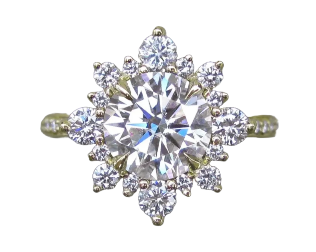 White Gold Wedding Ring - SSR034-Serenity