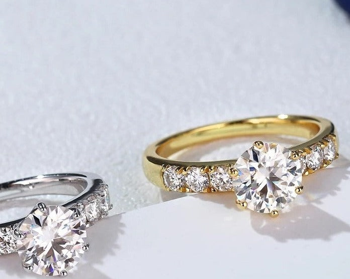 Golden Wedding Rings For Women - SSR023-Serenity