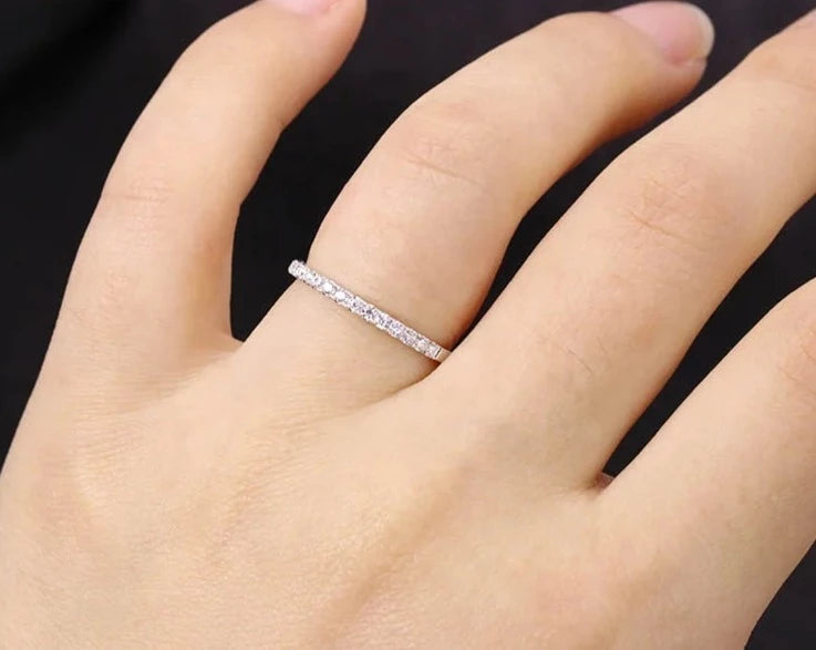 Circle Wedding Rings 7
