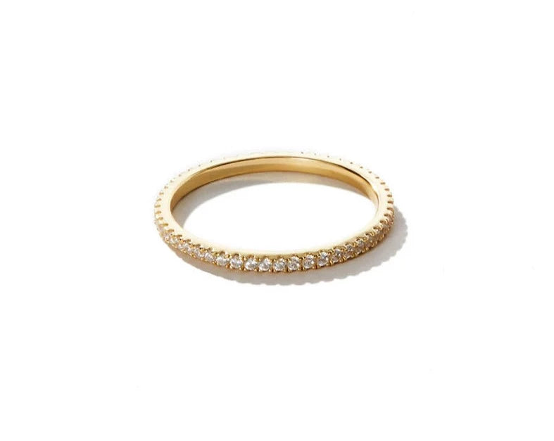 Gold Engagement Band 1