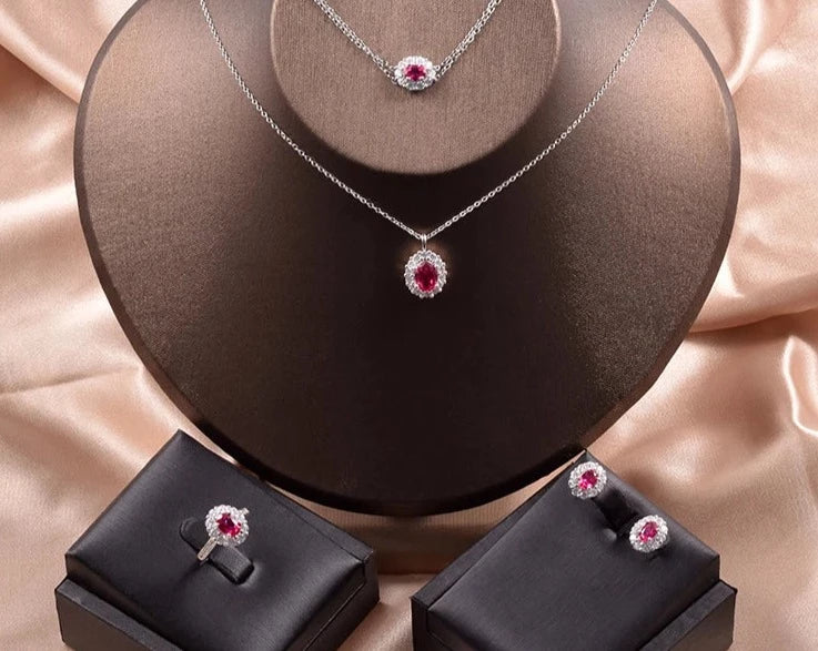 Diamond Necklace Set