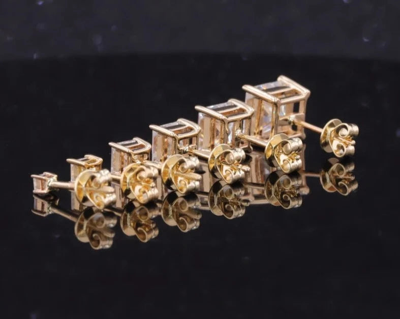 White Gold Earrings