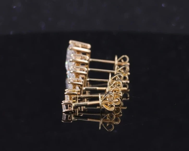 White Gold Earrings