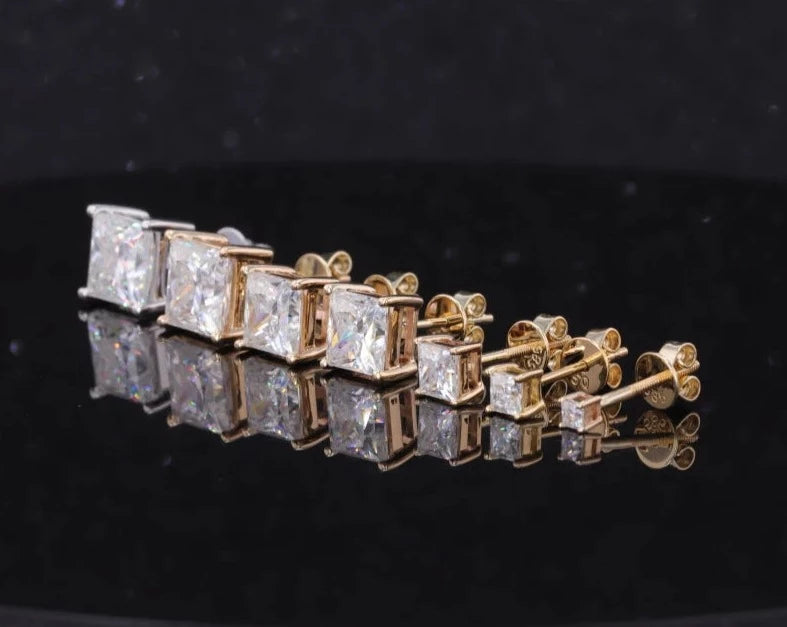 White Gold Earrings