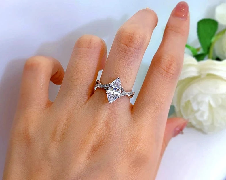 Silver Engagement Rings