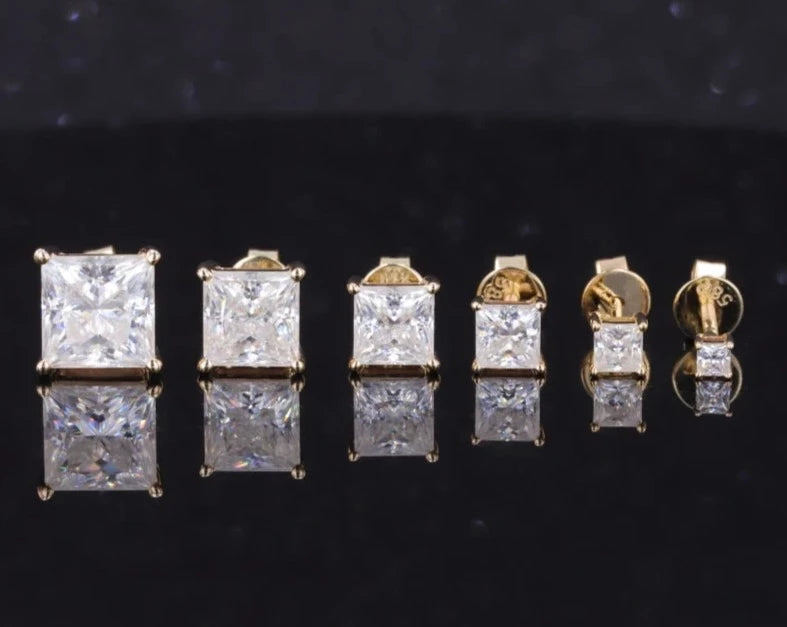 White Gold Earrings