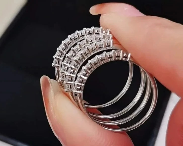 Silver Engagement Rings 4