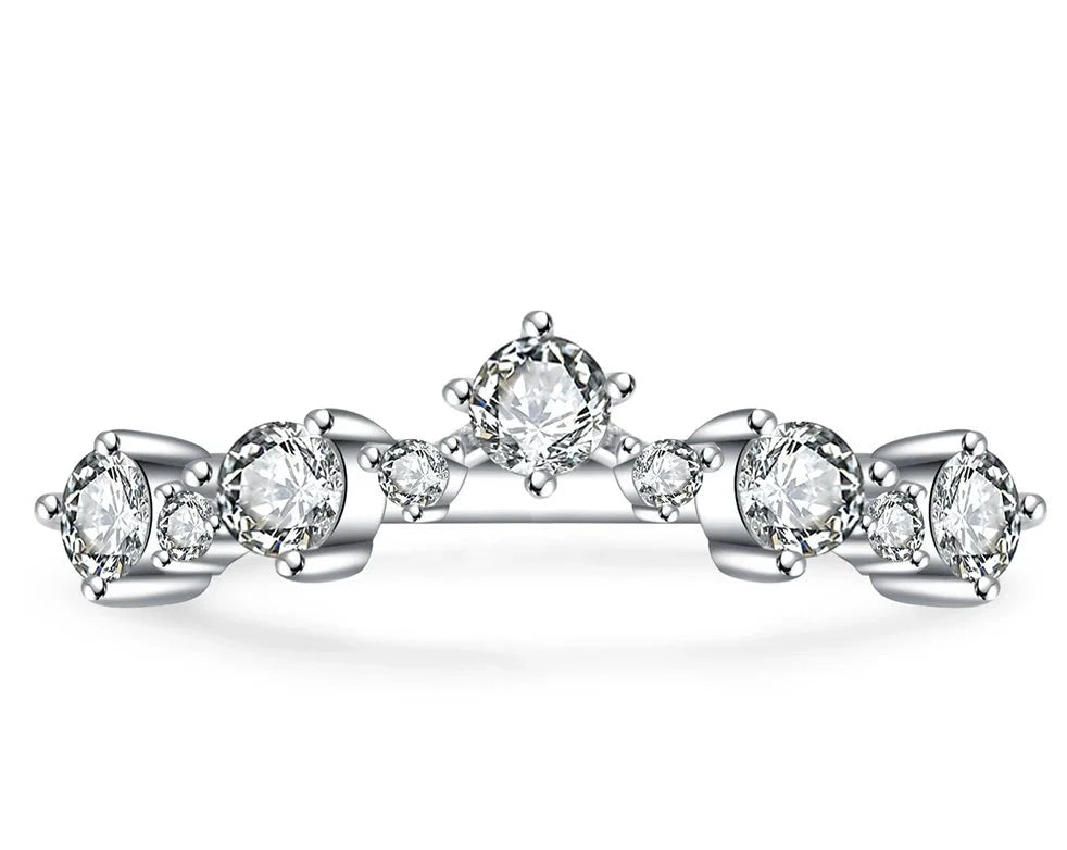 Silver Engagement Rings ss008