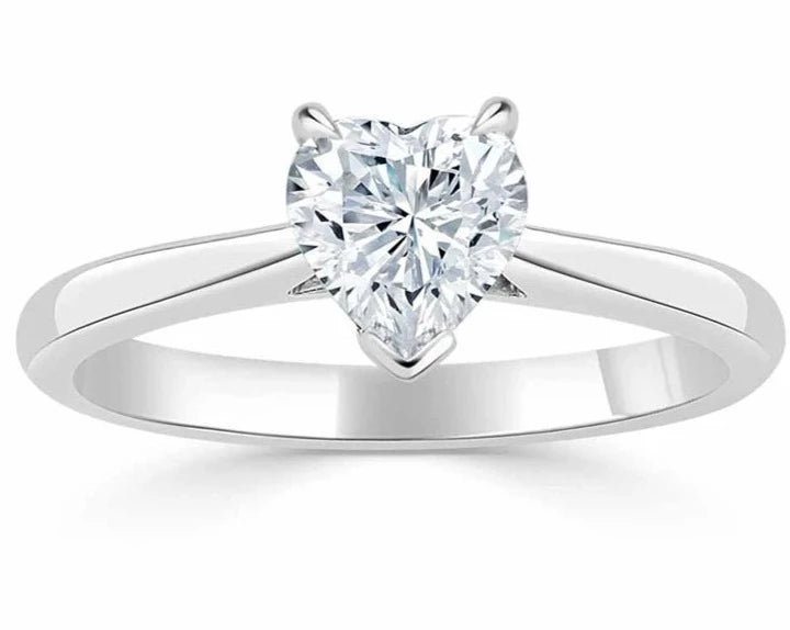 White Gold Engagement Rings - 2