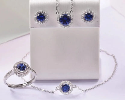 Diamond Necklace Set - SSS016-Serenity