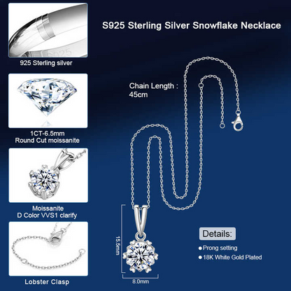 Silver Necklace For Women - SSNL026-Serenity