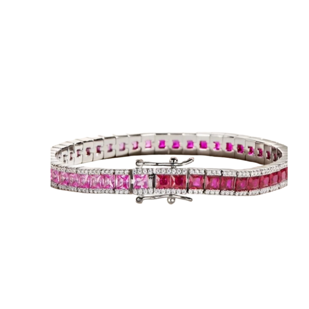 Ruby Tennis Bracelet