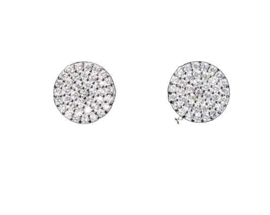 SSER019-Serenity Moissanite 925 Sterling Silver D Colour Party Stud Earrings