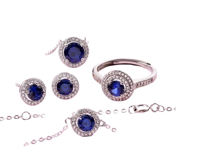 Diamond Necklace Set - SSS016-Serenity