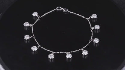 White Gold Bracelet - SSBL007-Serenity