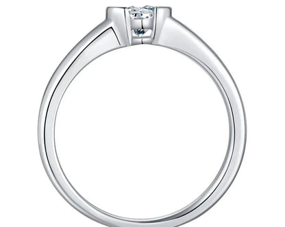 Engagement Heart Rings 6