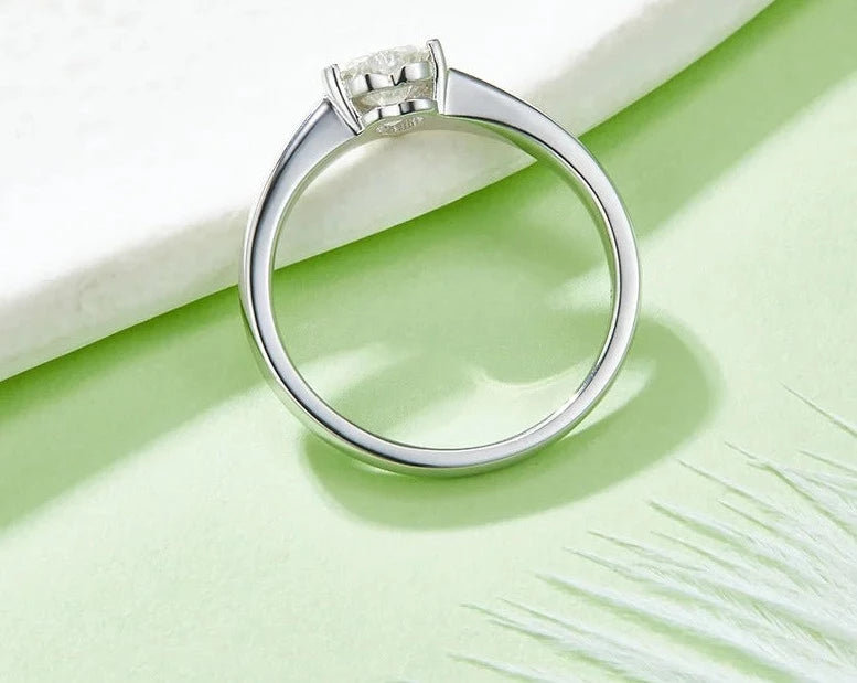 Engagement Heart Rings 7