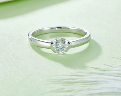 Engagement Heart Rings 3