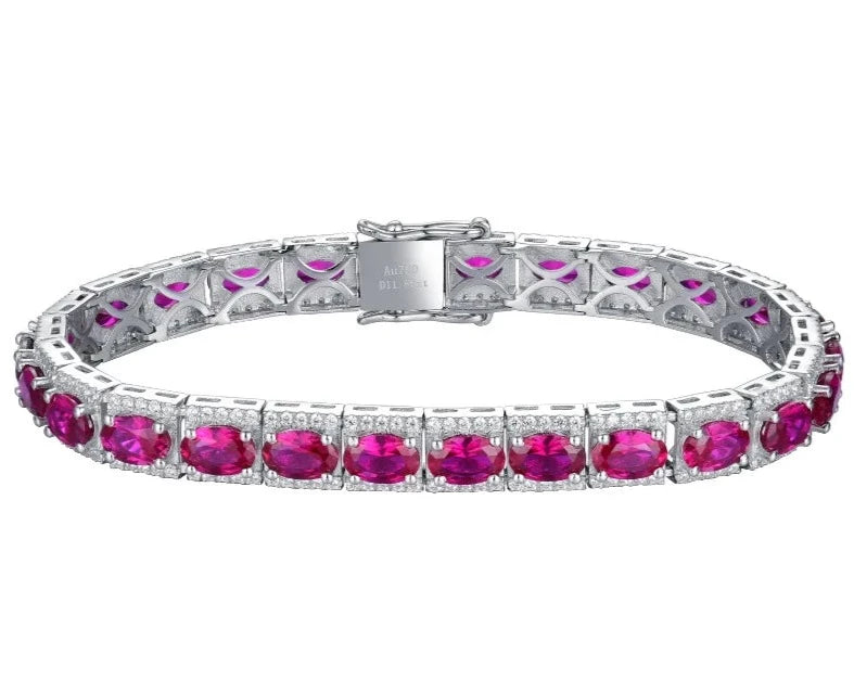 Ruby Tennis Bracelet 3