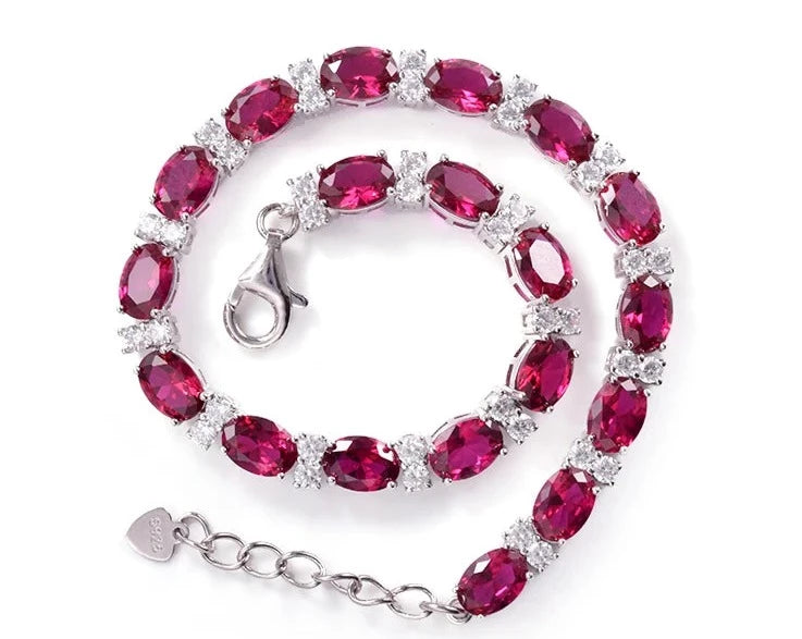 Ruby Tennis Bracelet 4