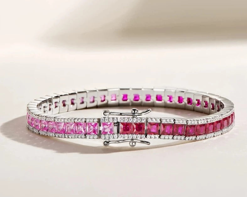 Ruby Tennis Bracelet