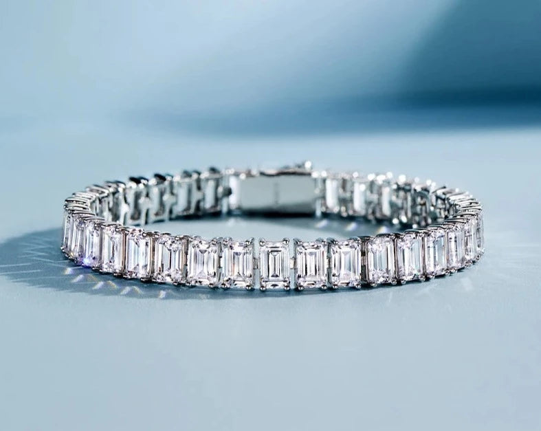 Silver Tennis Bracelet 1