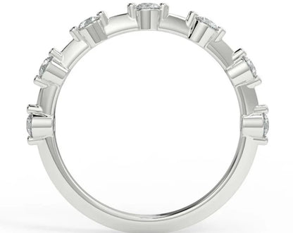 White Gold Wedding Band Rings 4